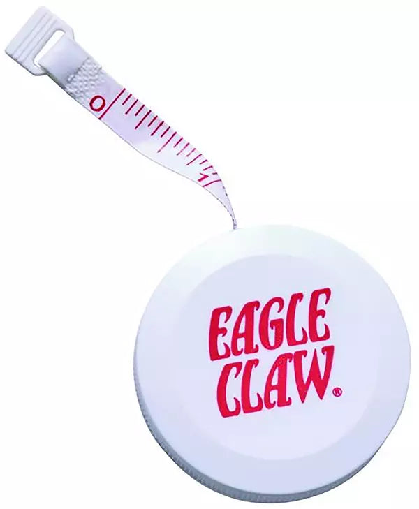 Fishing line knot stand-Eagle Claw Softtape Measuring Tape 60"