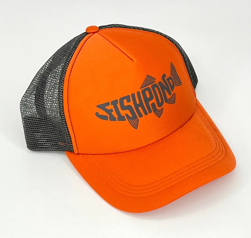 Fishing pliers with jaw rack-Fishpond Pescado Foam Trucker Hat - Cutthroat Orange