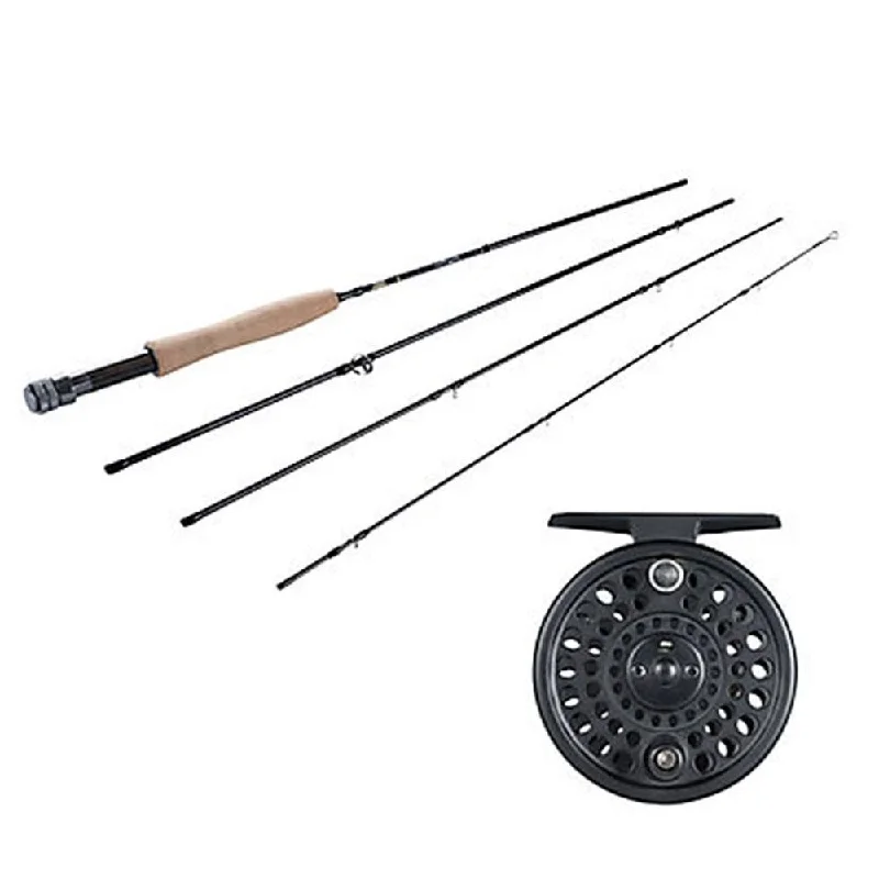 Fishing bait drying clamp-Fenwick Night Hawk Fly Kit Rod And Reel Combo