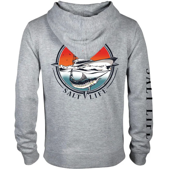 Fishing rod securing rack-Salt Life Maritime Marlin Hoodie