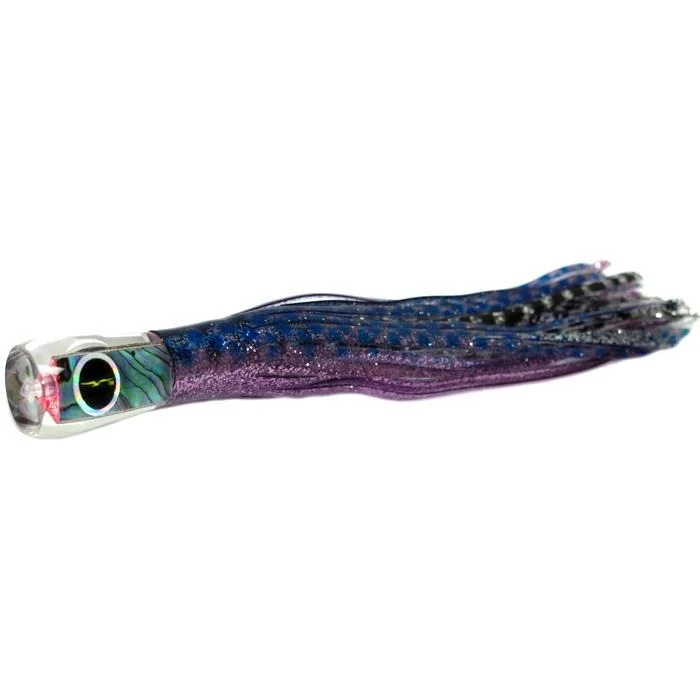 Fishing rod angle rack-Black Bart Bully Micro Bait Lure - Purple Blue Dot/Silver Tiger