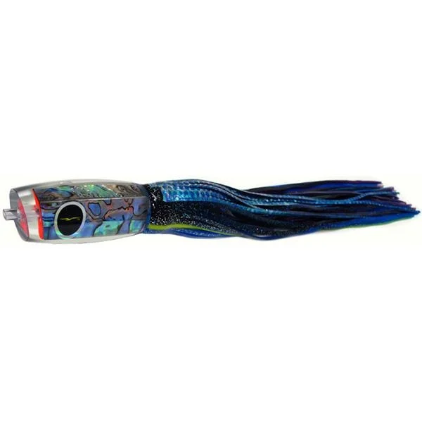 Fishing hook bending rack-Black Bart 1656 Angle Medium Heavy Tackle Lure - Black Blue Dot/Purple Blue Fleck