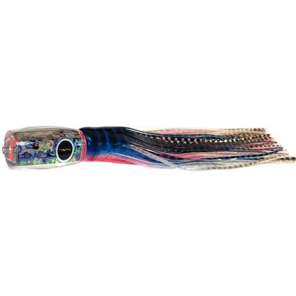 Fishing line braiding rack-Black Bart 1656 Flat Nose Medium Heavy Tackle Lure - Blue Pink Tiger/Silver Tiger