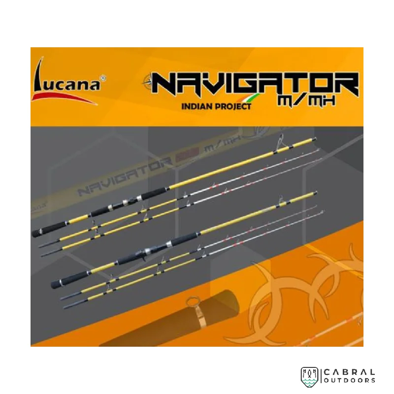 Fishing reel spool rack-Lucana Navigator Fishing Rod