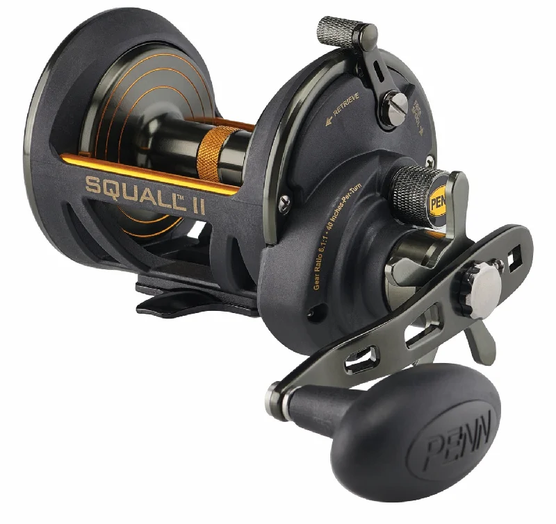 Fishing rod display holder-Penn Squall II Star Drag Reel - SQLII40SD