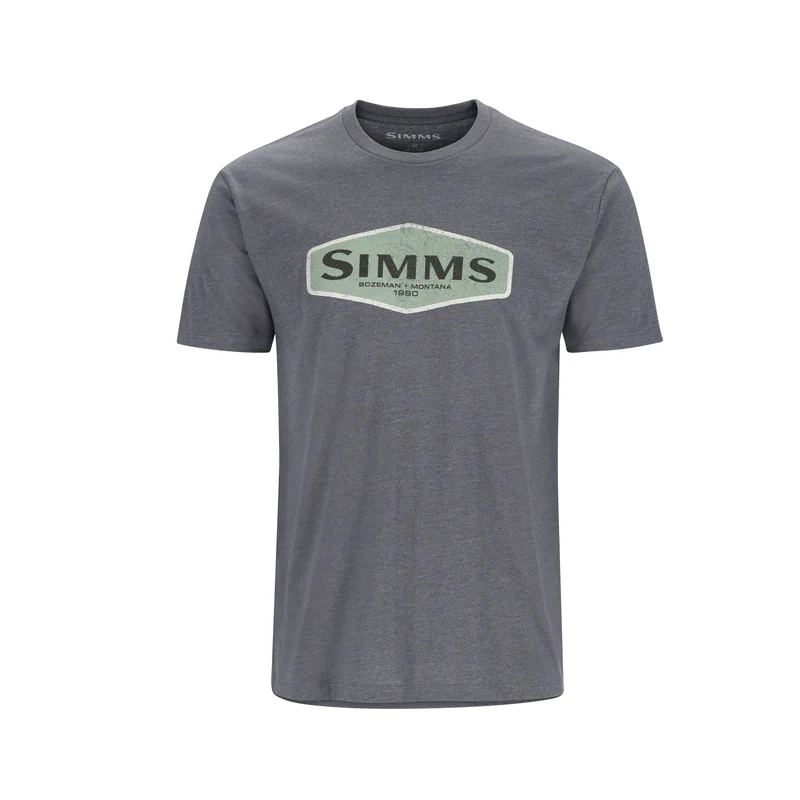 Fishing line braiding rack-Simms Logo Frame T