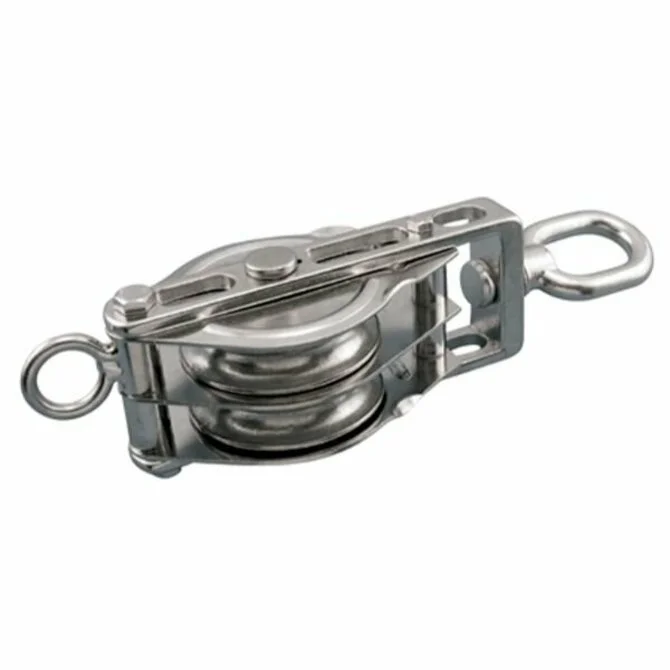 Fishing hook tension stand-Suncor Stainless - Double Swivel Eye Block