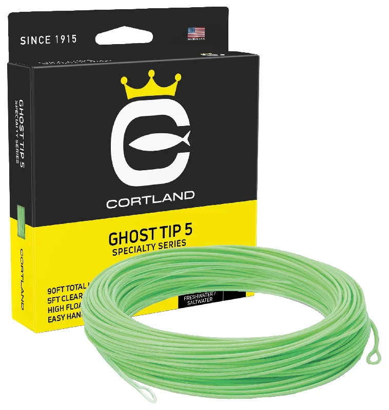 Fishing bait freezing clamp-Cortland Ghost Tip 5 Lines - NEW