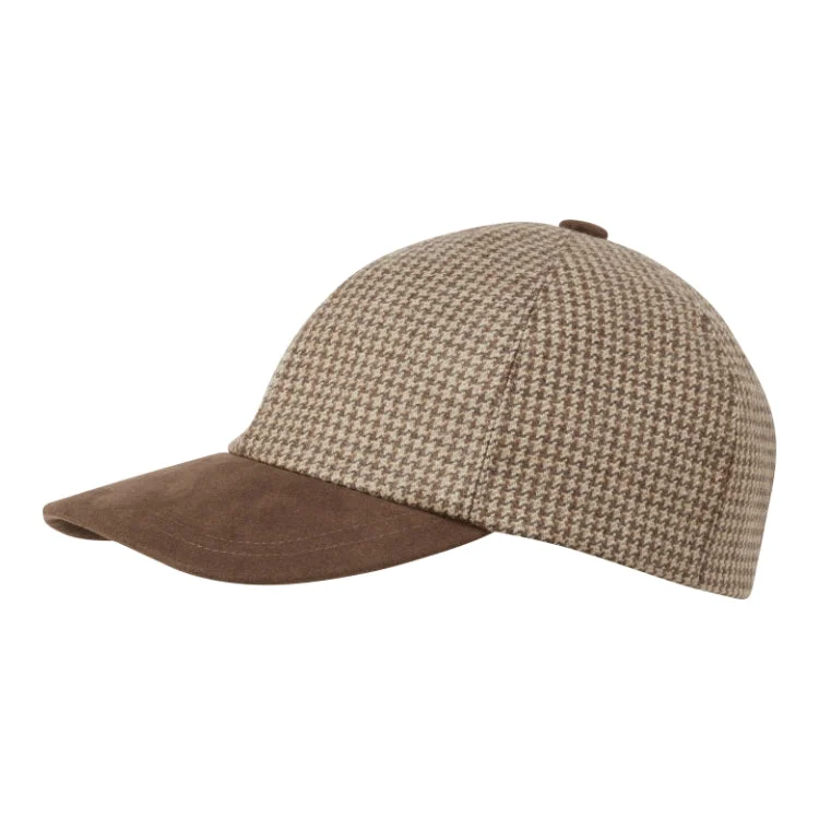 Fishing pliers with grip stand-Schoffel Barnsdale Baseball Cap - Houndstooth Tweed