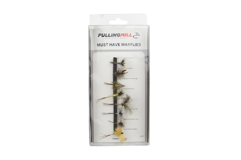 Fishing tackle compact rack-FULLING MILL MUST HAVE MAYFLIES