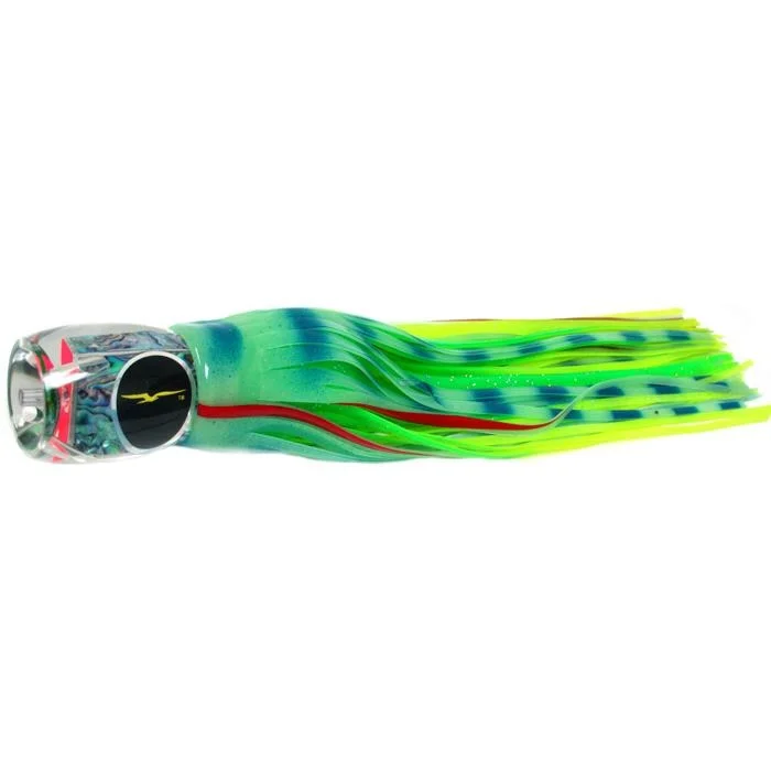 Fishing line knot rack-Black Bart Abaco Prowler Heavy Tackle Lure - Glow/Green Chartreuse