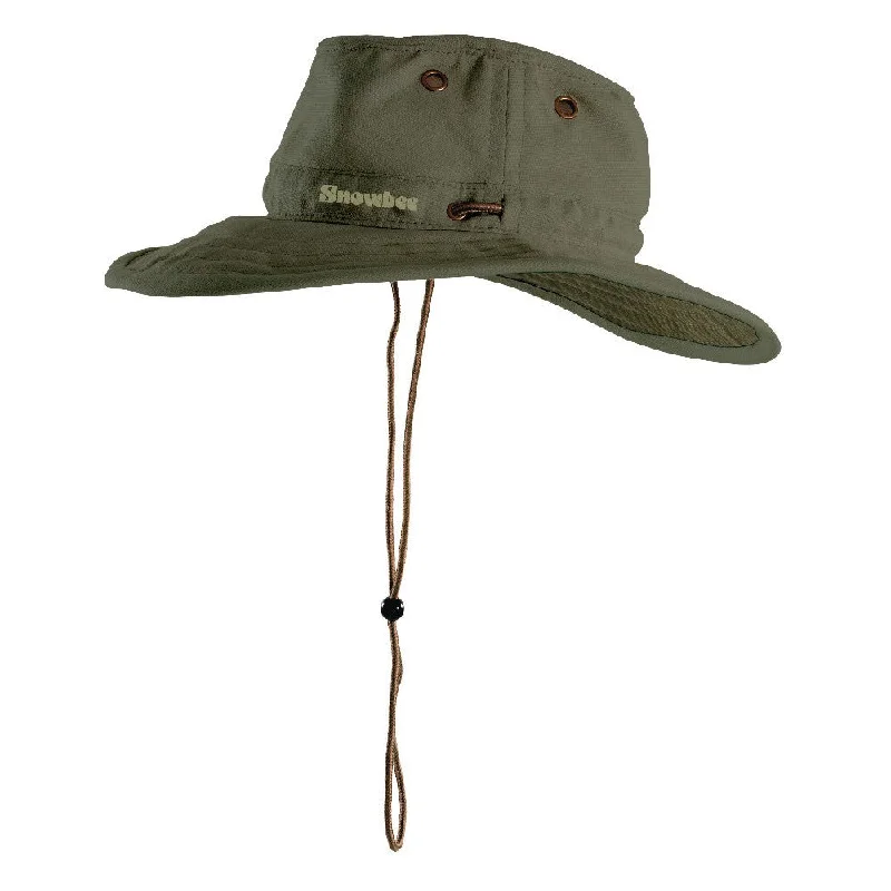 Fishing rod angle rack-Snowbee Wide Brim Ranger Hat Olive Green - XXL