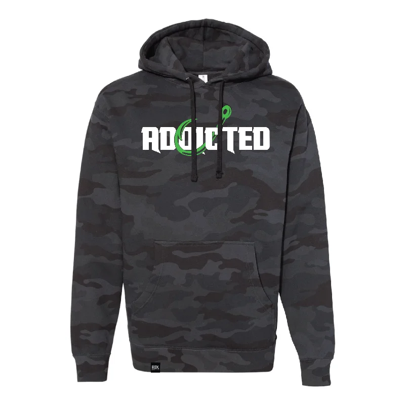 Fishing rod stabilizing rack-Addicted Stealth Hoodie