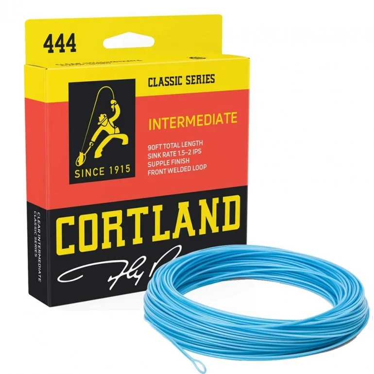 Fishing bait drying rack-Cortland 444 Blue Intermediate Fly Line