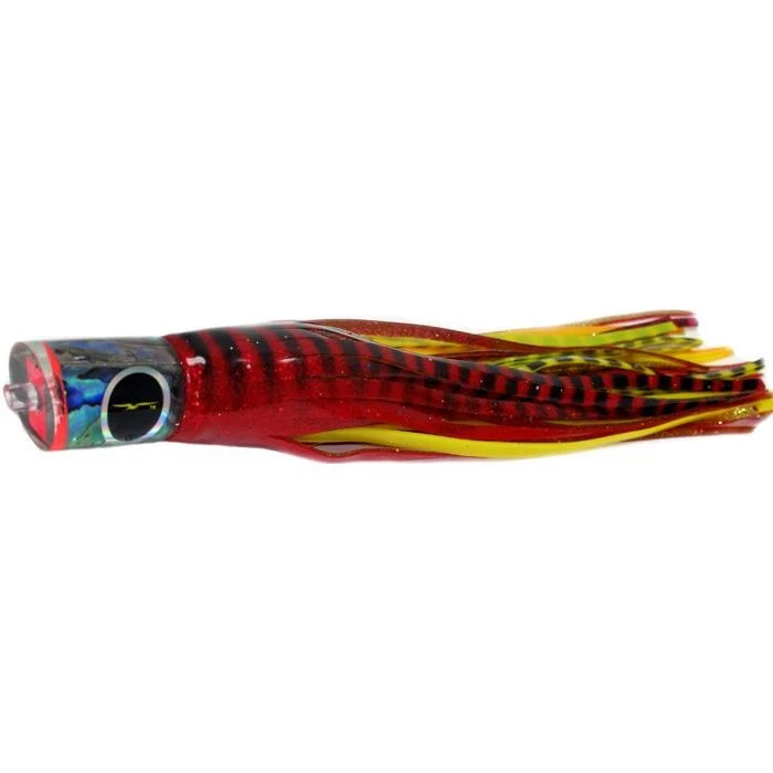 Fishing hook threading stand-Black Bart Bad Guy Medium Tackle Lure - Red Tiger/Yellow Black Tiger