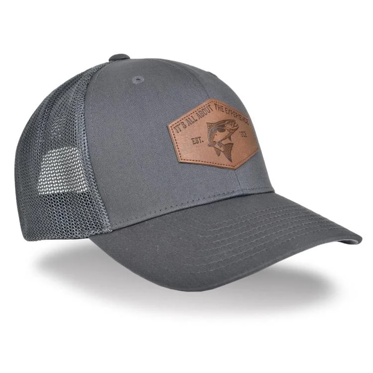 Fishing hook tension clamp-Guideline Trucker Cap Est '93 - Charcoal