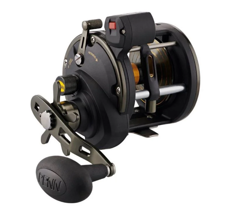 Fishing reel spool stand-Penn Squall II 30 Level Wind / Line Counter Multiplier Sea Fishing Reel - 1545930