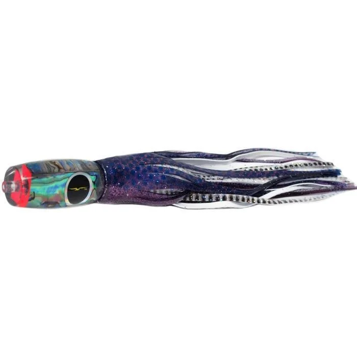 Fishing hook bending clamp-Black Bart Mini 1656 Flat Nose Medium Tackle Lure - Purple Blue Dot/White Black Dot