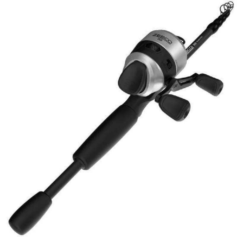 Fishing bait slicing stand-Zebco 33 Telescopic Fishing Rod And Reel Combo