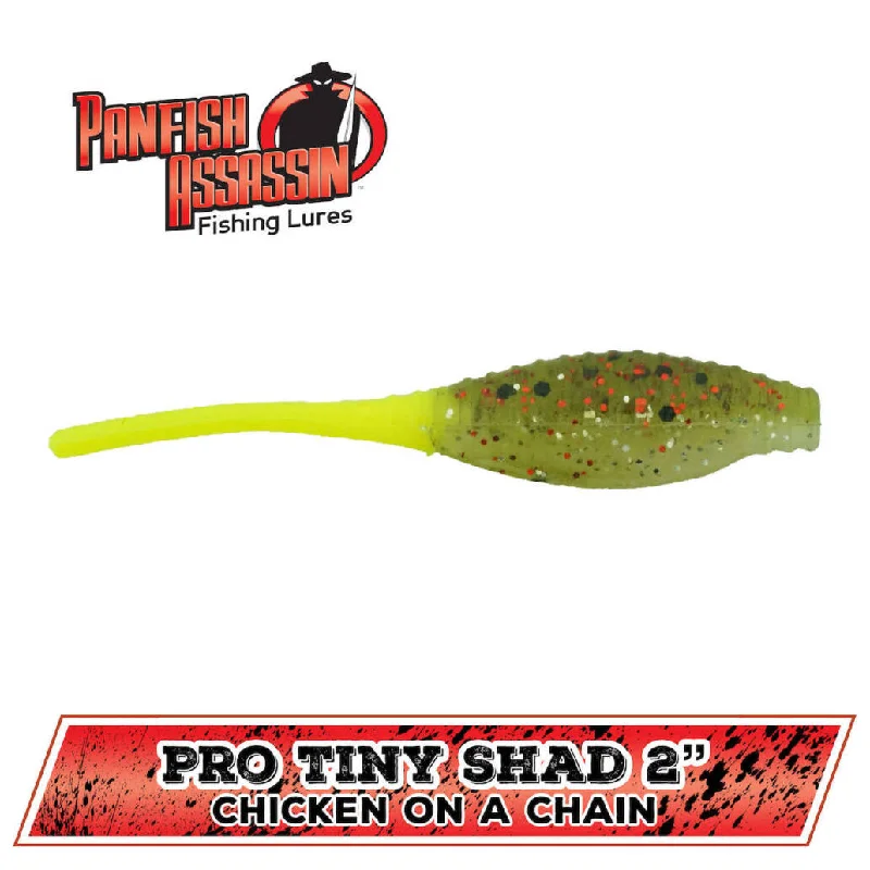 Fishing rod locking stand-Panfish Assassin Pro Tiny Shad 2"