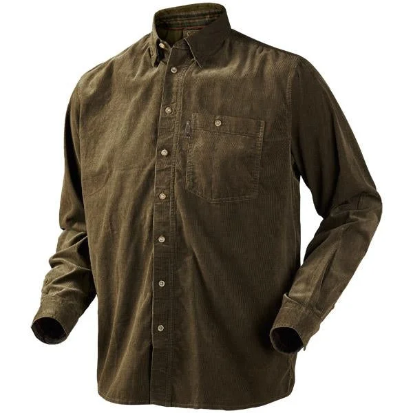 Fishing rod pivot stand-Seeland Morcott Shirt - Shaded Olive