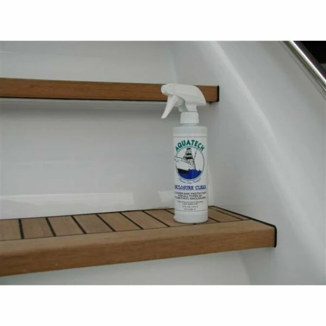 Fishing rod angle rack-Aqua Tech - Enclosure Clear Cleaner & Protectant 16 oz