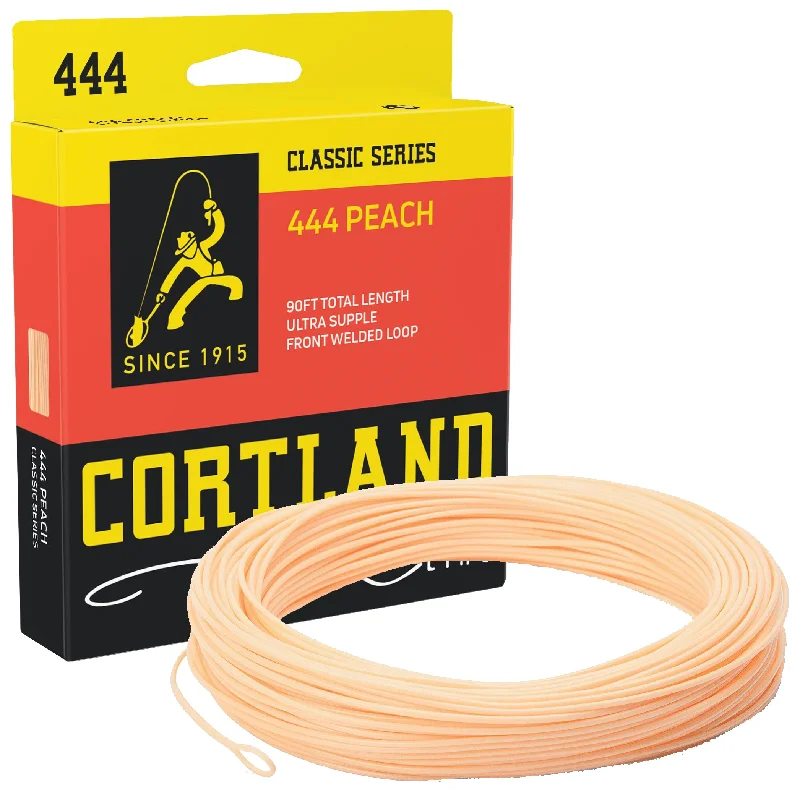 Fishing rod angle rack-Cortland Classic 444 Peach Weight Forward Floating Fly Lines