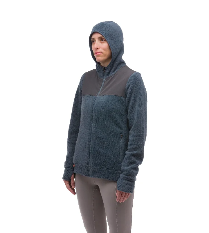 Fishing hook straightening clamp-Grundens Women's Bering Fleece Full-Zip Hoodie