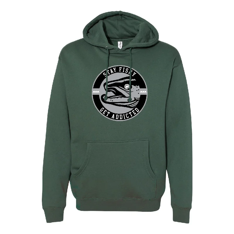 Fishing reel spool rack-Stay Fishy Hoodie