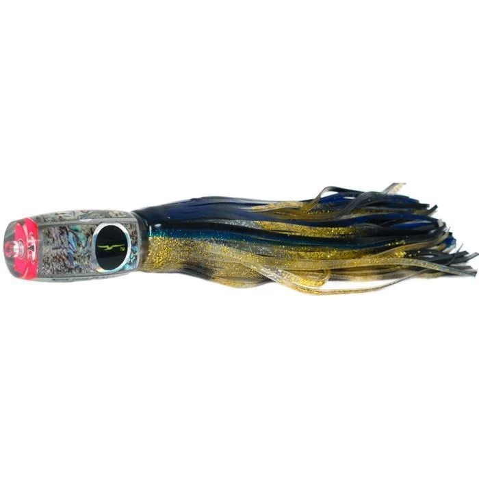 Fishing bait freezing clamp-Black Bart Mini 1656 Flat Nose Medium Tackle Lure - Yellowfin/Silver Gold Black