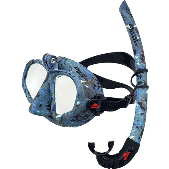 Fishing bait cutting holder-Ocean Hunter Chameleon GP Mask/Snorklel Set