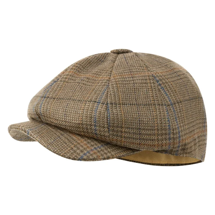 Fishing rod angle clamp-Schoffel Newsboy Cap - Arran Tweed