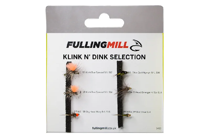 Fishing hook crimping stand-FULLING MILL GRAB A PACK - KLINK N' DINK SELECTION