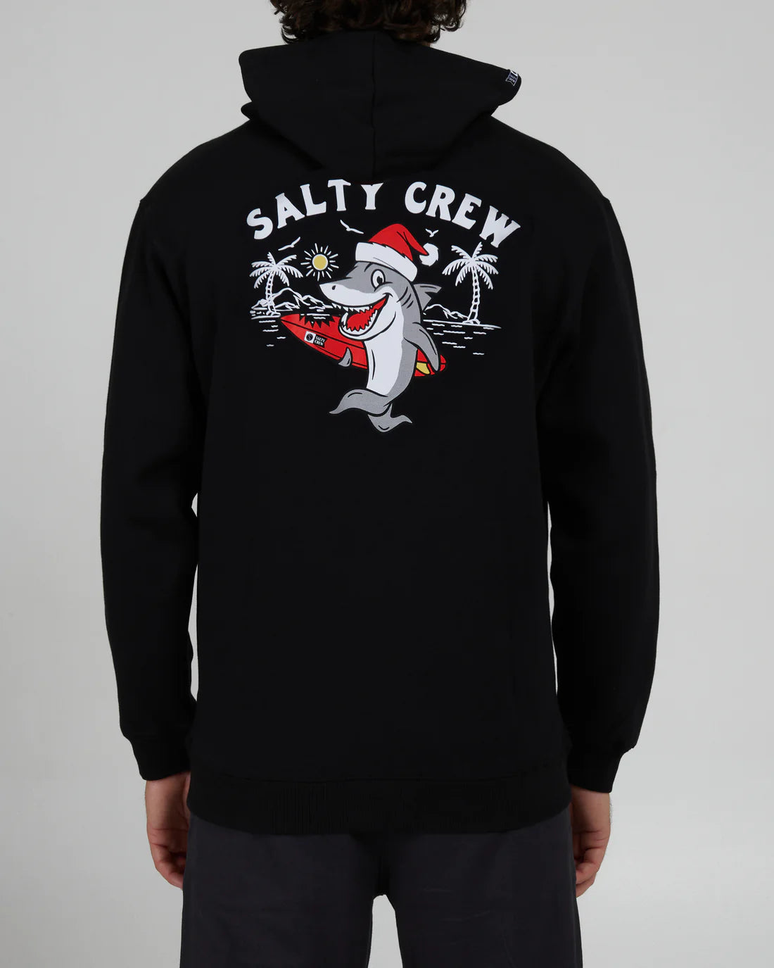 Fishing tackle compact tray-Salty Crew Santa Shark Hoodie