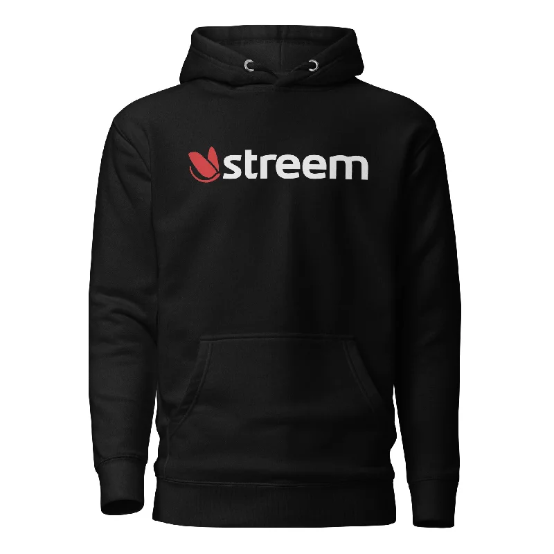 Fishing reel spool rack-Streem Logo Premium Hoodie (Dark Colors)