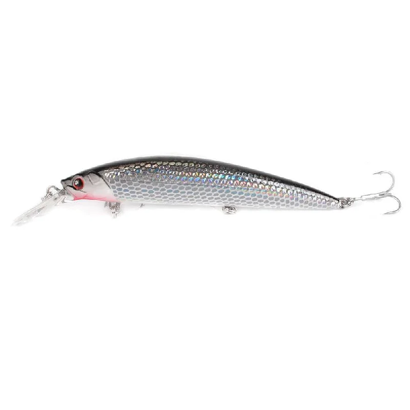 Fishing hook crimping stand-Dr.Fish Saltwater Minnow Lure 4.3'' 1.38oz