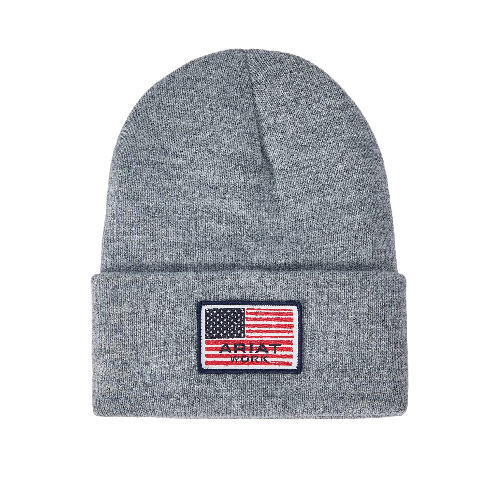 Fishing bait freezing holder-Ariat Men'S Rebar American Flag Patch Beanie