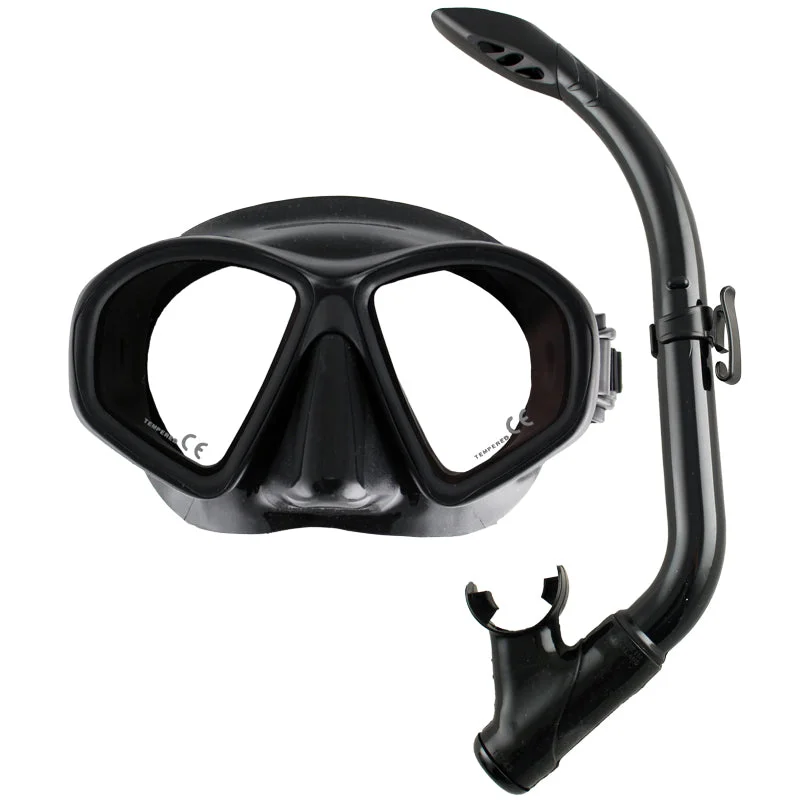 Fishing bait slicing holder-Ocean Hunter Phantom Youth Mask/Snorkel Set Black