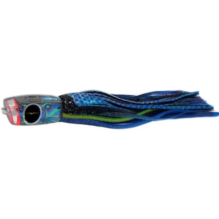 Fishing line knot clamp-Black Bart Mini 1656 Angle Medium Tackle Lure - Black Blue Dot/Purple Fleck