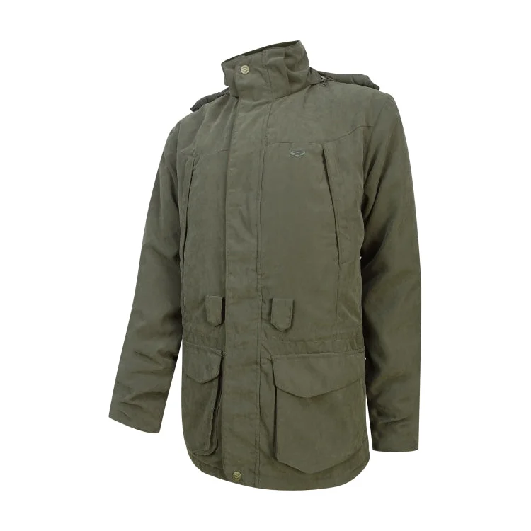 Fishing rod swivel rack-Hoggs of Fife Glenmore Lightweight Shooting Jacket - Dark Olive