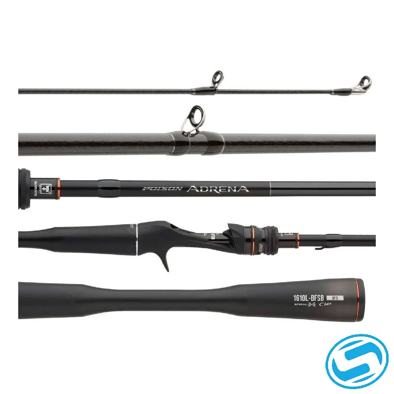 Fishing hook crimping rack-Shimano Poison Adrena Casting Rod