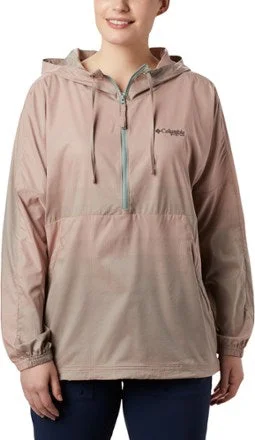 Fishing hook angle rack-Women's Tidal Spray Pullover Windbreaker