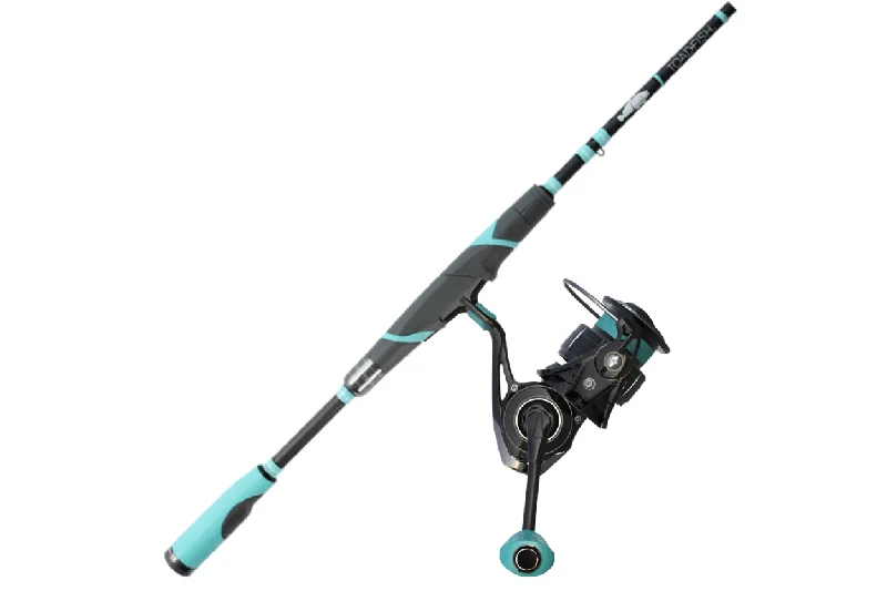 Fishing bait drying stand-Toadfish 3000 Elite Carbon Spinning Reel & Rod