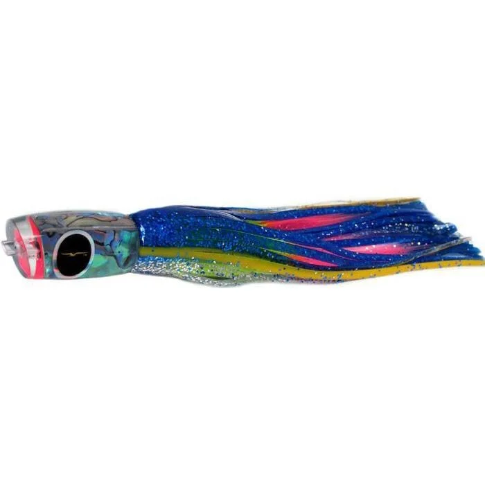 Fishing tackle rolling holder-Black Bart Mini 1656 Angle Medium Tackle Lure - Blue Yellow/Rainbow