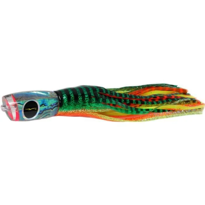 Fishing reel tension tester-Black Bart Mini 1656 Angle Medium Tackle Lure - Green Orange Tiger/Orange Yellow Tiger