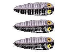 Fishing rod angle stand-Three Eppinger Dardevlet Shad (Alewife) Fishing Spoon Lures 3/4 oz 2 7/8" 1-47