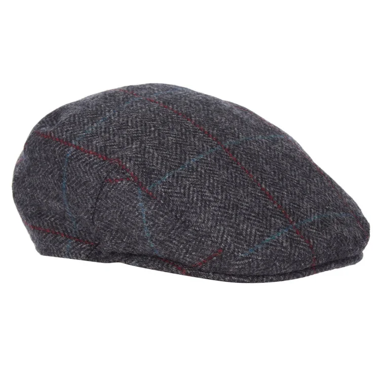 Fishing line splicing rack-Barbour Crieff Cap - Charcoal/Red/Blue