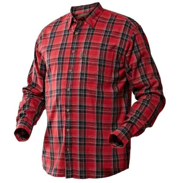 Fishing hook angle rack-Seeland Edwin Shirt - Spicy Red Check