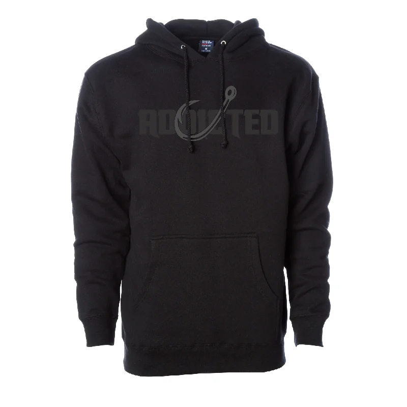 Fishing line loop rack-Murdered Out Hoodie