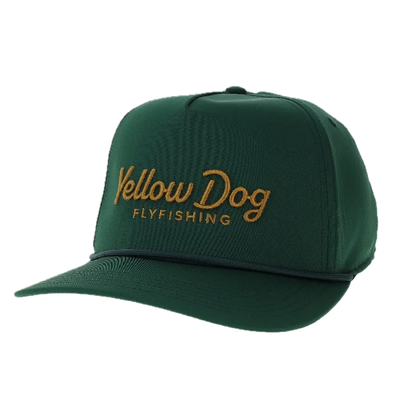 Fishing tackle waterproof holder-Yellow Dog Legacy Caddy Hat - Dark Green